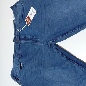RUGBY UNIVERSITY Men's Dynamic Stretch Blue Jeans - 46x32